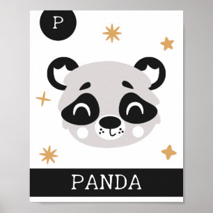 P est pour Panda, Nurserie, Chambre, Décoration Mu