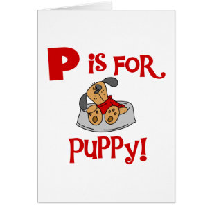P est pour Puppy Tshirts and Gifts