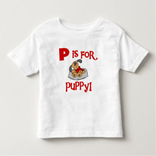 P est pour Puppy Tshirts and Gifts