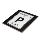 P - Fosfor Tegeltje (Zijkant)