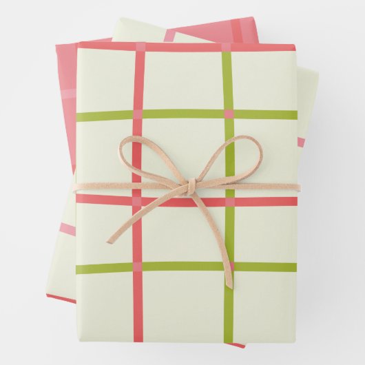 P+G Checkerboard Inpakpapier Vel (In situ)