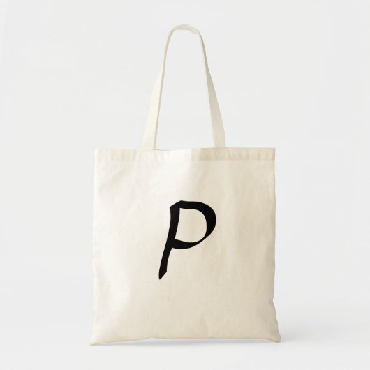 (p) Handtekening Eenvoudige gift Tote Bag (Voorkant)