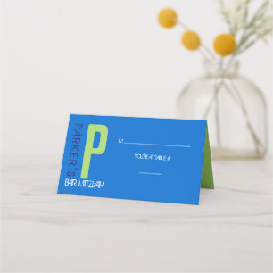 P INITIAAL COLLECTIE Bar Mitswa Zitplaatsen Escort