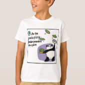 P is voor Kinder T-shirt van Pandan Pancakes (Voorkant)