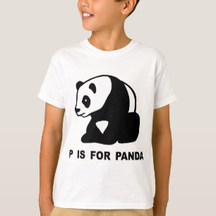 P is voor Panda T-shirt