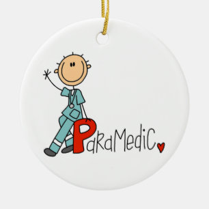 P is voor Paramedic Keramisch Ornament