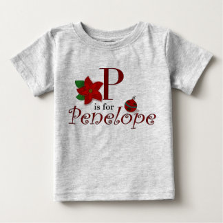 P is voor Penelope, Baby's First KerstT-shirt