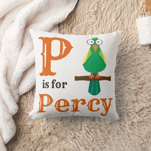 P is voor Percy baby jongen Kussen (Deken)