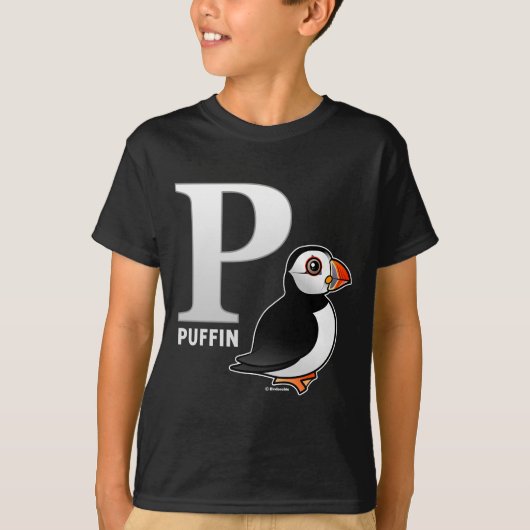 P is voor Puffin T-shirt (Voorkant)