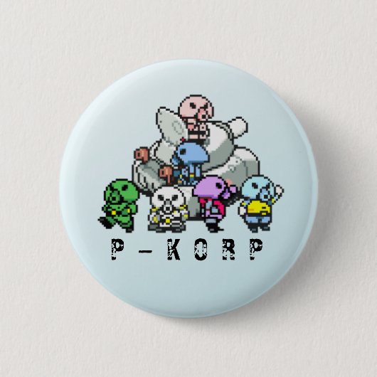 P-KORP Moeder Button (Voorkant)