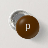 P Monogram Button (Voorkant /achterkant)