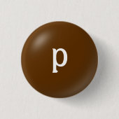 P Monogram Button (Voorkant)
