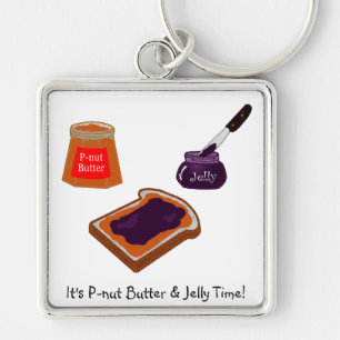 P-nut Butter & Jelly Time Sleutelhanger