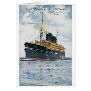 P&O S.S. Viceroy of India - Vintage Travel Poster