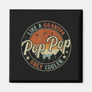 P P Als een opa, alleen koeler Retro vintage vader Magneet