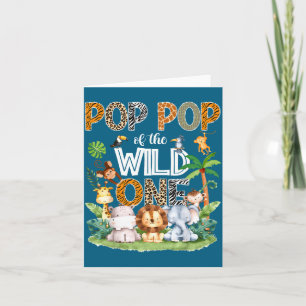 P P Van De Wilde Eén 1e Verjaardag Safari Jungle Kaart
