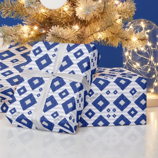 P Papa Nautical Signal Flag | Maritieme Code Cadeaupapier (Feestdagen)