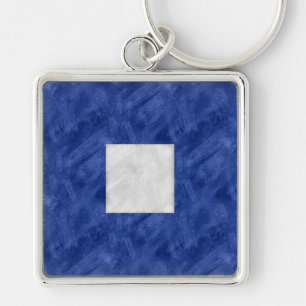 P Papa Waterverf Nautical Signal Maritime Vlag Sleutelhanger