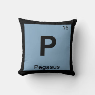 P - Pegasus Grieks Scheikunde Periodiek Systeem Sy Kussen
