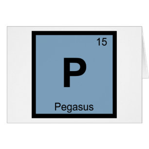 P - Pegasus Griekse Chemie Periodiek Systeem Symbo