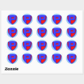 P RONDE STICKER (Vel)