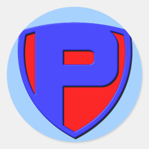 P RONDE STICKER