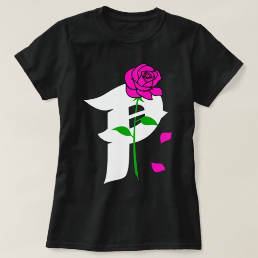 P Roos Girl T-shirt (Design voorkant)