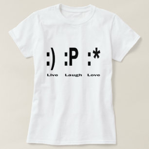 :) : P : * T-shirt