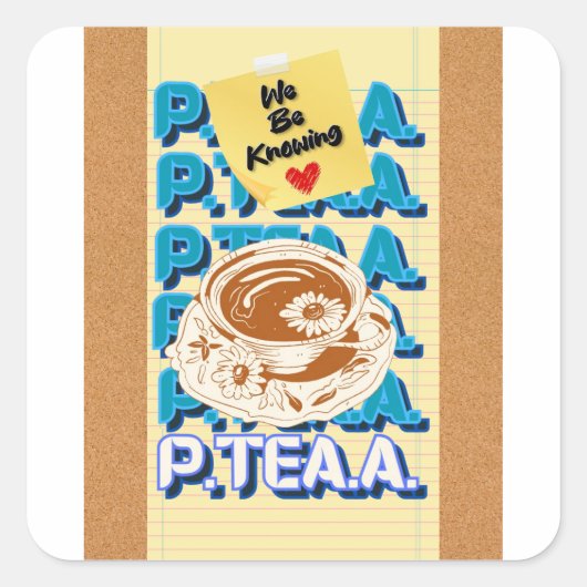 P-Tea-A Stickers (Voorkant)