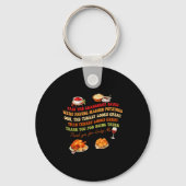 P The Cranberry Sauce Mashed Tatoes Funny Thanksgi Sleutelhanger (Voorkant)