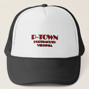 P-Town Portsmouth Virginia Logo Trucker Pet