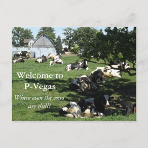 P-Vegas Platteville, Wisconsin Briefkaart