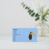 P voor Penguin Visitekaartje (Staand voorkant)