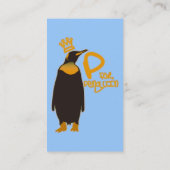 P voor Penguin Visitekaartje (Achterkant)