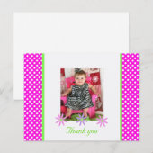 P & W Polka-dots : Photo : Carte postale Merci (Devant / Derrière)