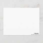 P & W Polka-dots : Photo : Carte postale Merci (Dos)