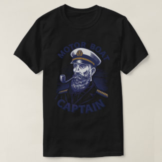 PA12 Funny Motor Boat Captain Funny Boat Classic T-shirt