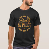 Pa AG Pilot Crop Duster Aerial Application Device T-shirt (Voorkant)
