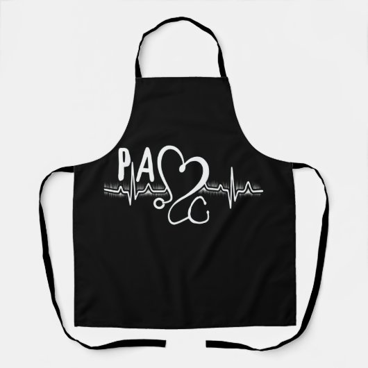 PA Assistent arts hartslag Schort (Voorkant)