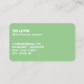 PA Assistent arts Visitekaartje (Achterkant)