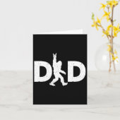 Pa Bigfoot Vaderdag Kaart (Gele Bloem)