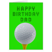 Pa Birthday Golf (Voorkant)