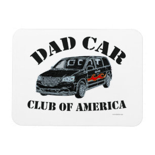 Pa Car Club Funny Parody Slogan Magneet