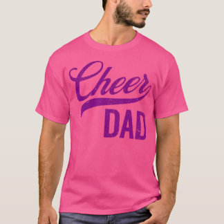 Pa Cheerleader Paars Cheerleading Overeenkomstige T-shirt