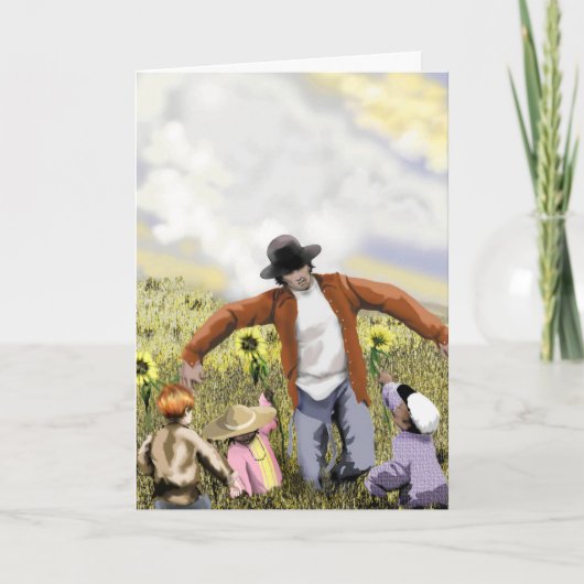 Pa-Crow-Vaderdag-Kaart Kaart (Voorkant)