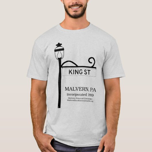 PA de Malvern - T-shirt du Roi Street (Devant)