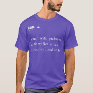 Pa Definition Money Father Papa Grandfather Grand T-shirt