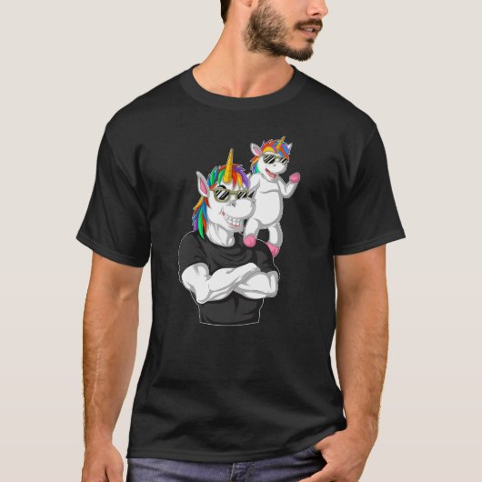 pa en son unicorn t-shirt (Voorkant)