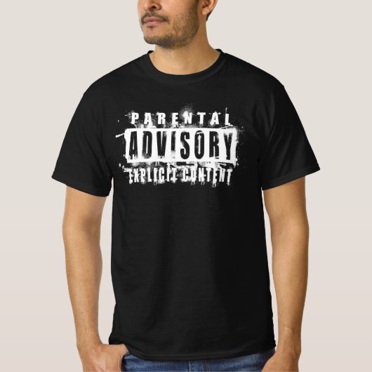 PA Expliciete content T-shirt (Voorkant)