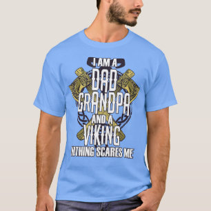 Pa Grandpa Viking Warrior Norse Mythology Valhall T-shirt